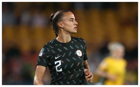 'Proud to watch' - Super Falcons star Plumptre hails Nigeria’s defence despite loss to Spain