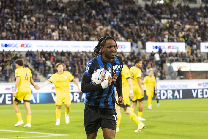 Ademola Lookman plays during the Serie A match between Atalanta and Parma at Gewiss Stadium in Bergamo, Italy, on May 25, 2025. || Image credit: Imago