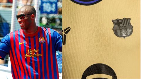 Barcelona team up with Kobe Bryant for away kit