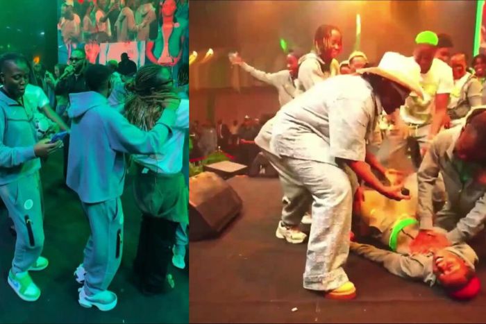 Flavour, Teni, Fido, and Timi Dakolo serenade the Super Falcons of Nigeria in Abuja after a blessing from President Tinubu for WAFCON triumph.