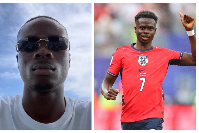 Bukayo Saka unveils dramatic new look
