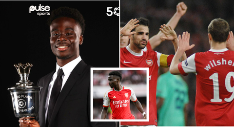 Bukayo Saka: Arsenal star joins Fabregas and Wilshere in prestigious club
