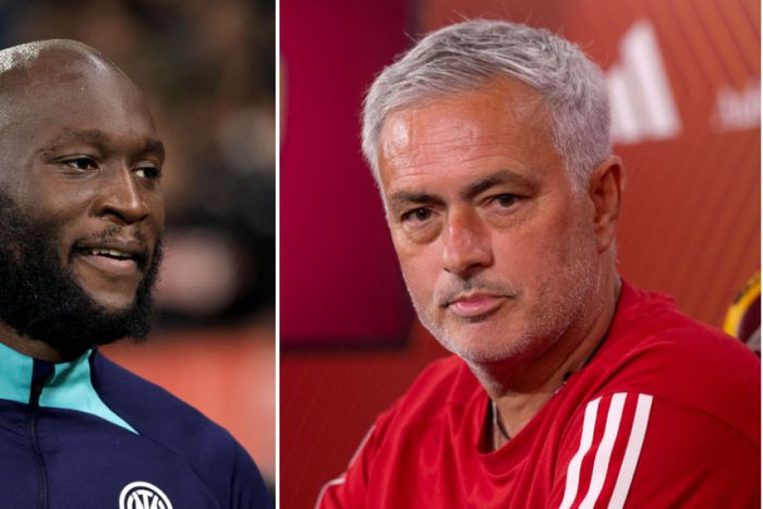 AS Roma boss Jose Mourinho and Romelu Lukaku | Photo Credit\ Metro UK