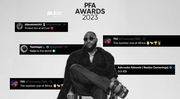 'Afrobeats GOAT!' — Fans react to Davido's PFA awards performance