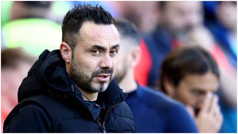 Marseille manager Roberto De Zerbi