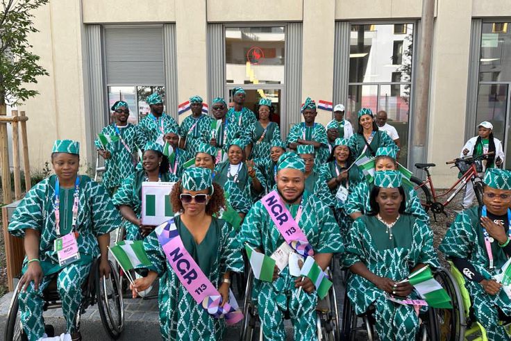 Team Nigeria displays vibrant energy at Paris 2024 Paralympic opening ceremony
