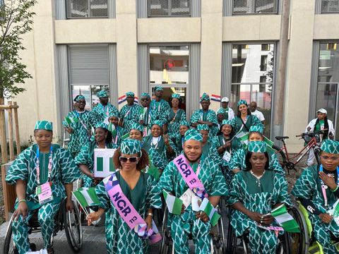 Team Nigeria displays vibrant energy at Paris 2024 Paralympic opening ceremony