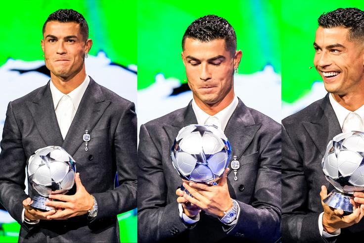 Al-Nassr star Cristiano Ronaldo bags UEFA award for Champions League goal record. X/Bleacher Report