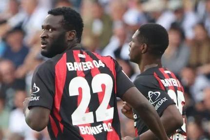 Victor Boniface was subbed on for the last five minutes.
