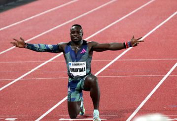 Africa’s fastest man finds harmony in music