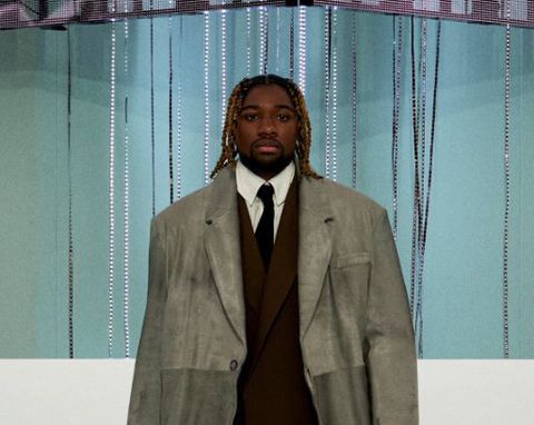 Noah Lyles takes Mico Milano guests’ breaths away at the Hugo Boss fashion show
