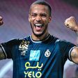 Super Eagles of Nigeria captain William Troost-Ekong scores penalty for Al-Kholood against Al-Hilal.