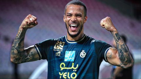 Watch William Troost-Ekong score penalty for Al-Kholood against Al-Hilal