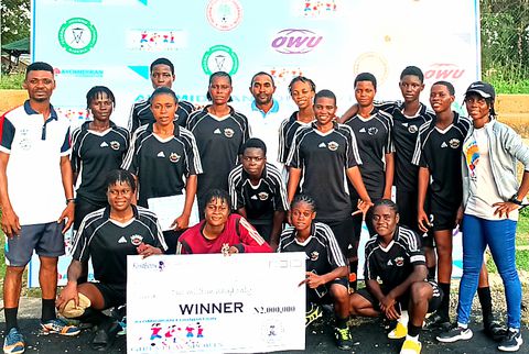 CATS Ladies win inaugural Girls Play Sports Football tournament