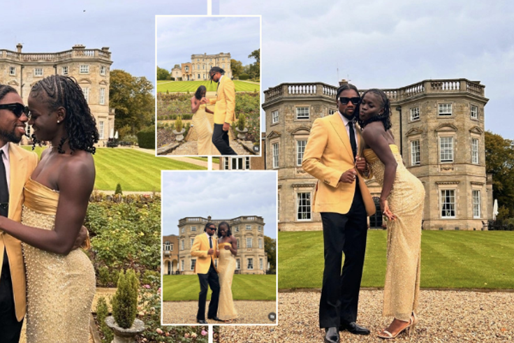 Engagement Photos? Noah Lyles and Junelle Bromfield stun in gorgeous new photos wearing matching outfits