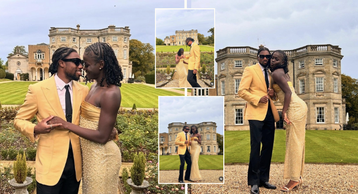 Engagement Photos? Noah Lyles and Junelle Bromfield stun in gorgeous new photos wearing matching outfits