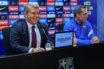 Laporta says he wants Xavi as Barca coach during his presidency