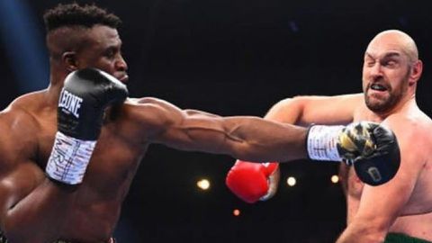 He elbowed me — Francis Ngannou expresses regret over Tyson Fury's fight