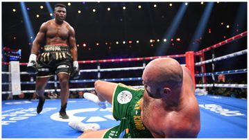 Video shows moment Francis Ngannou 'destroyed' Tyson Fury with powerful Punch