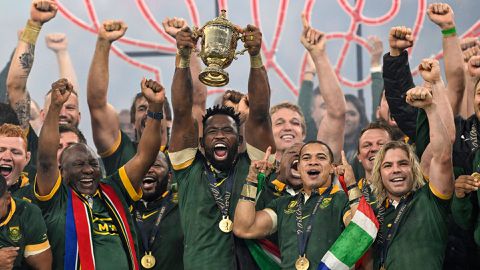 South Africa captain Siya Kolisi delighted to escape 'dark place' after Springboks made Rugby World Cup history