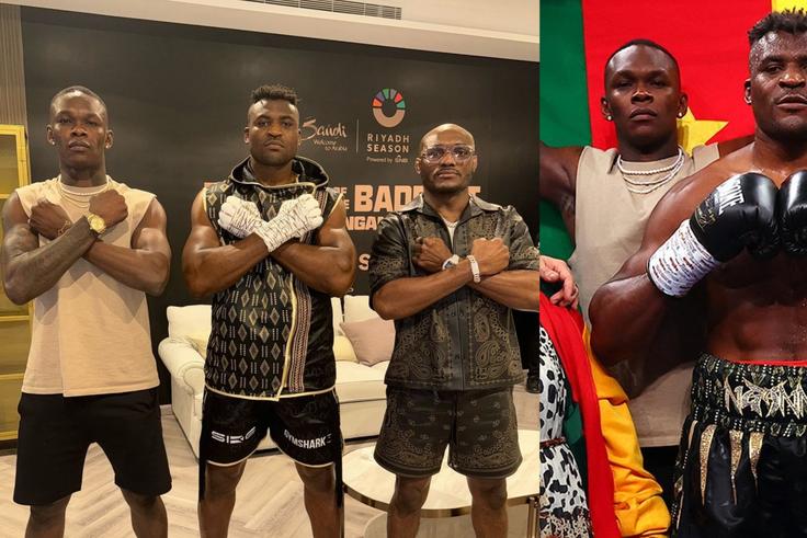 Formed in the UFC and stemming from their common African ancestry, Israel Adesanya, Francis Ngannou, and Kamaru Usman remain united as they walked out against Tyson Fury