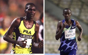 A look into the men's marathon world record progression from legendary Paul Tergat to the late Kelvin Kiptum