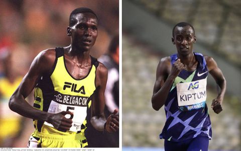 A look into the men's marathon world record progression from legendary Paul Tergat to the late Kelvin Kiptum