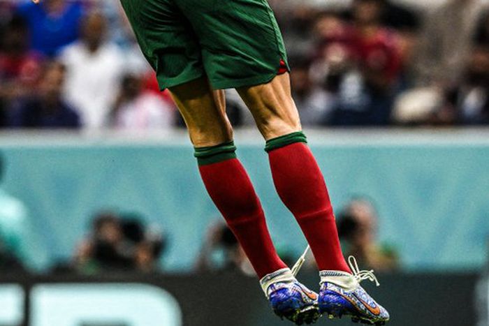 Cristiano Ronaldo did not get a touch on the ball according to Fifa