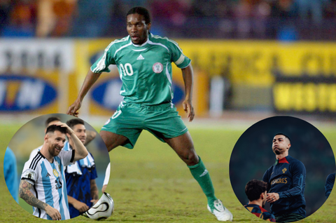 Nigerians claim JJ Okocha is more skilful than Messi and Ronaldo