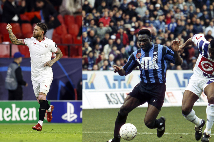 Sergio Ramos scored the 10,000th Champions League goal while Amokachi scored the first