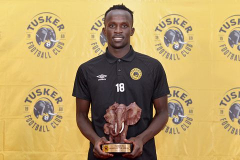 Tusker's free-scoring Ryan Ogam named most outstanding player for the month of November