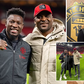 Cameroon connection as Francis Ngannou poses with Andre Onana and his doctor wife before Man United's first win under Amorim