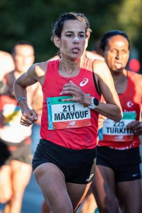 Majida Maayouf during the Valencia Marathon | Imago