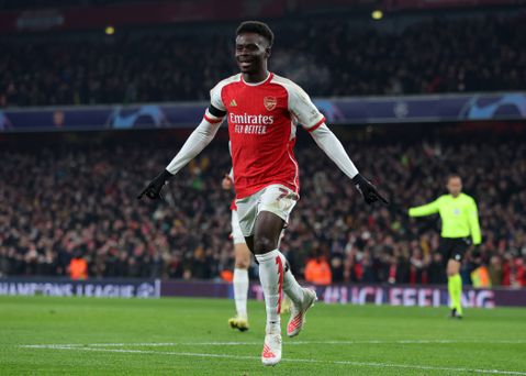 Bukayo Saka, Arsenal star || Imago