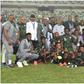 The victorious Super Eagles team after the match against Ghana.