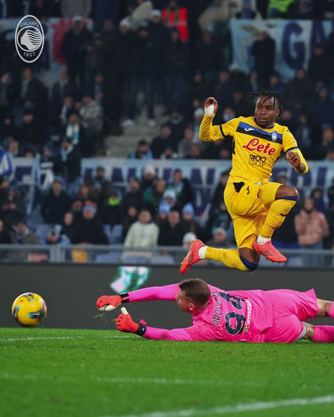 Ademola Lookman was on his element against Lazio in the last game of the year.