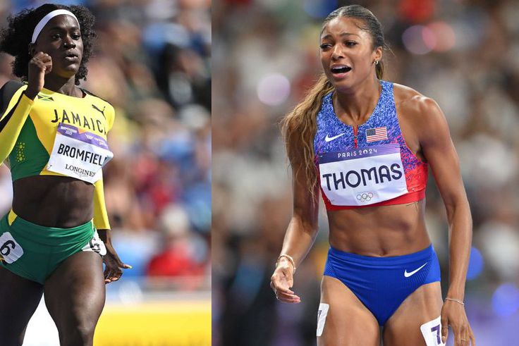 Junelle Bromfield & Noah Lyles receive heartfelt Christmas gift from Gabby Thomas