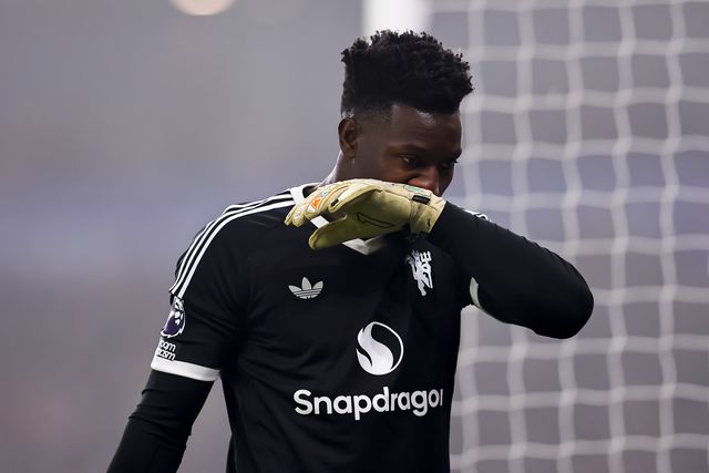 Manchester United goalkeepr Andre Onana