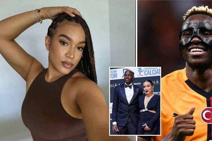 "Happy Birthday Osimhen" – Stefanie Ladewig sends dry message to Super Eagles star on 26th birthday