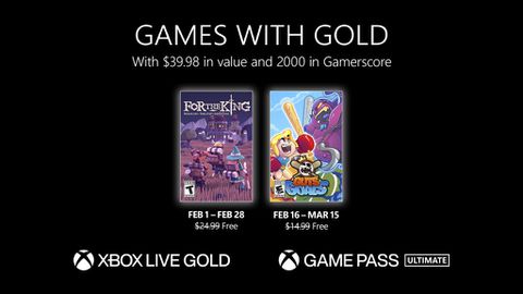 Xbox games with Gold for February 2023 officially announced