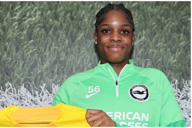 Future Super Falcons star, Comfort Erhabor, after penning after first contract at Brighton