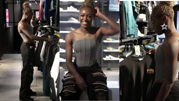 Super Falcons: Rinsola Babajide turns heads, goes shopping in style