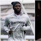 Victor Boniface training at Leverkusen.