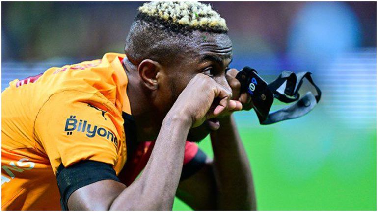 Victor Osimhen celebrating against Konyaspor || Image credit: Imago