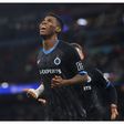 Onyedika reacts to scoring against UCL winners