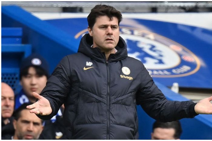 A dejected Mauricio Pochettino. (Photo Credit: Chelsea/X)