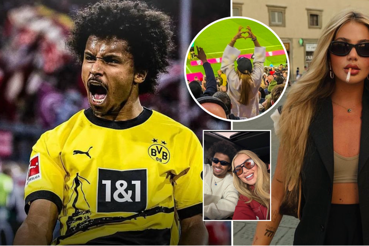 Loredana Zefi cheers on Dortmund star Karim Adeyemi amid pregnancy rumours