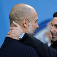 Pep Guardiola and Mikel Arteta file photo File photo dated 26-04-2023 of Pep Guardiola (left), who insists his relationship with Mikel Arteta || Image credit: IMago