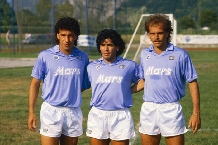 Careca, Diego Armando Maradona und Alemao || Image credit: Imago