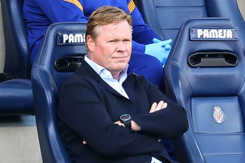 Barca's Koeman to miss crucial title clashes after two-match ban for referee 'disrespect'